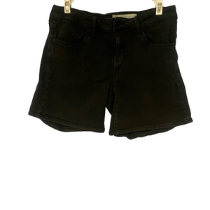 Pilcro and the Letterpress Black Jean Shorts